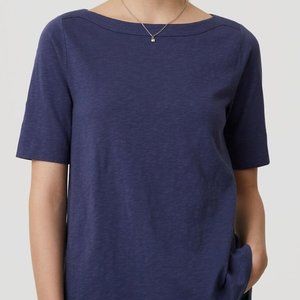 NWT LOFT boatneck top size S